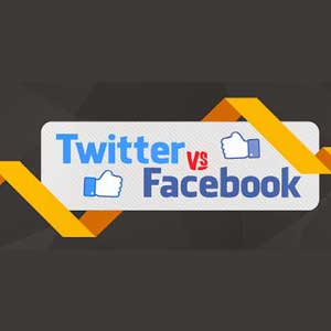 Infográfico - Facebook vs Twitter