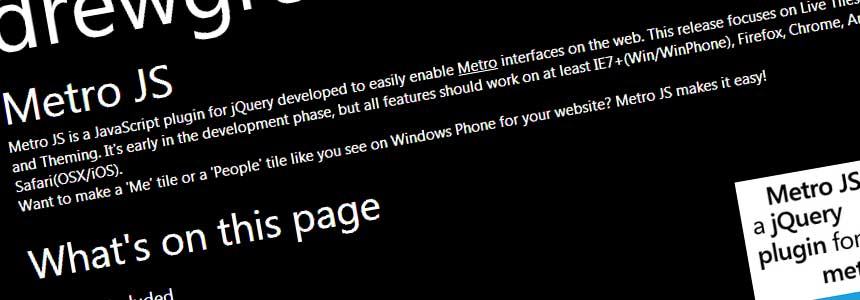 Metro JS Metro JS
